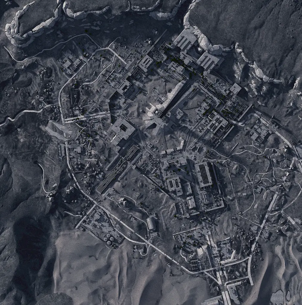 Mapa de The Spaceport
